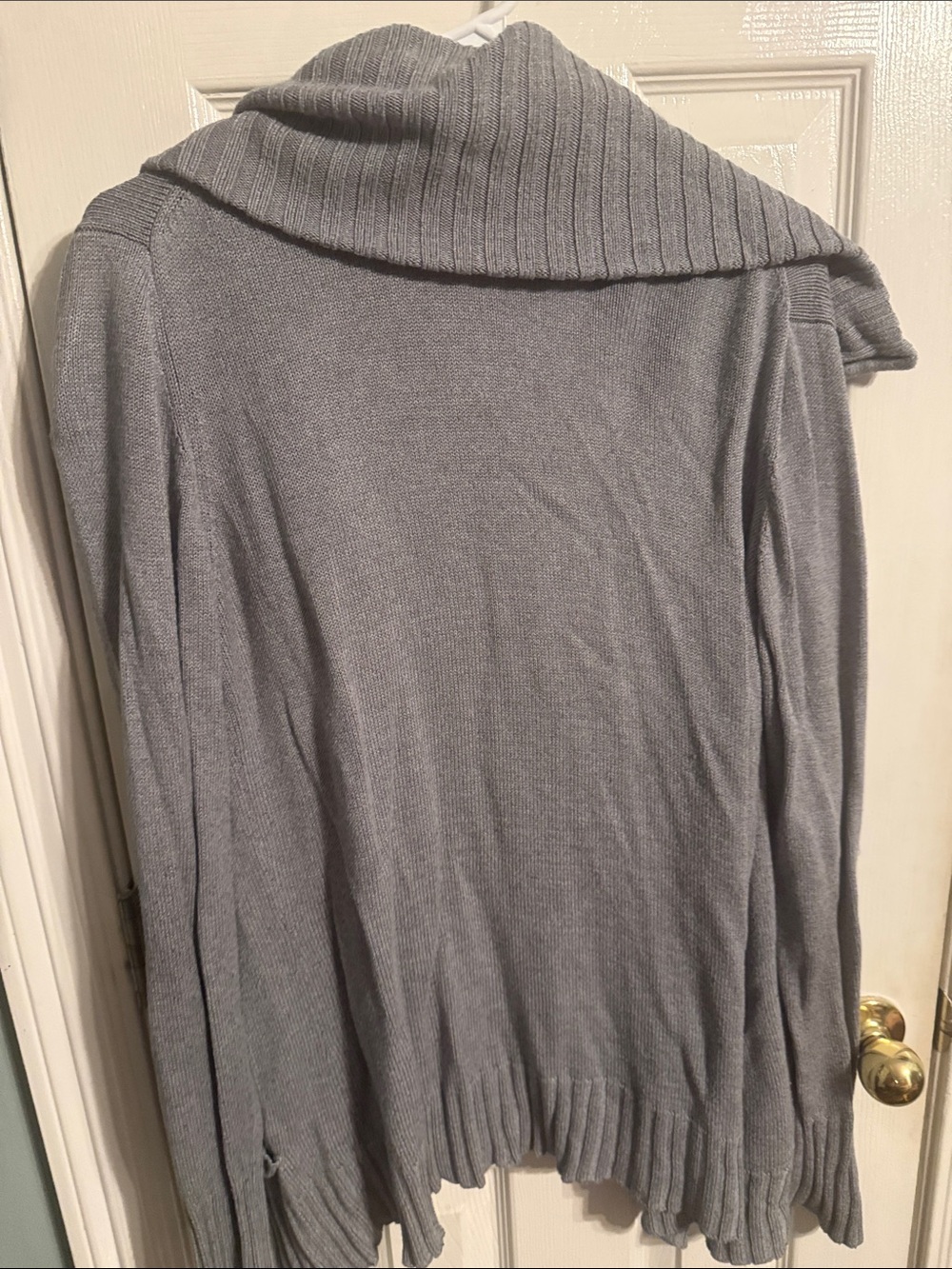 Caslon Light Gray Open-Knit Sweater - Picture 6 of 8